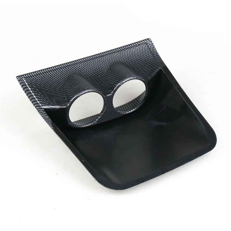 2'' 52Mm Carbon Fiber Look Dual Hole Dashboard Gauge Dash Pod Mount Holder