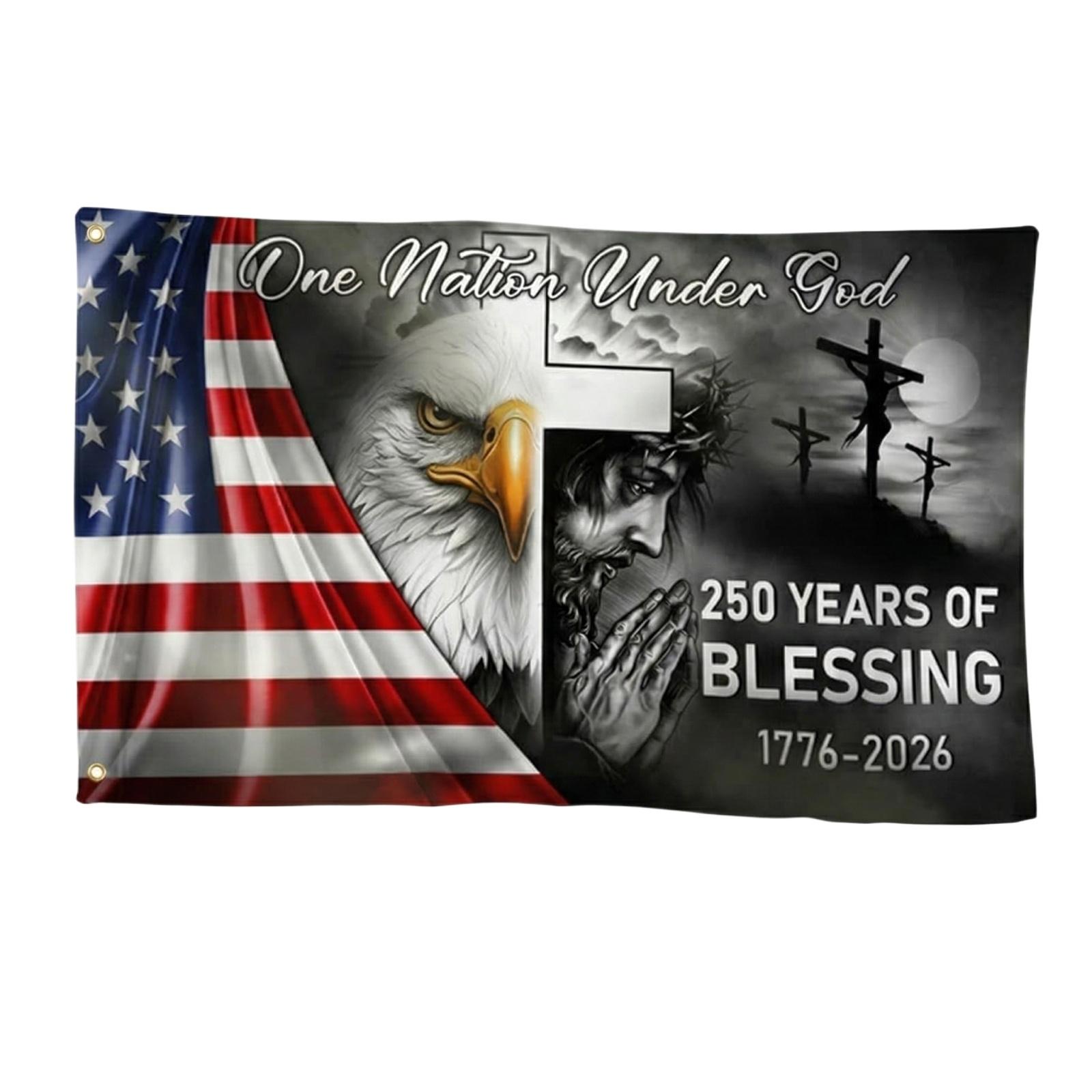 

Anniversary Commemorative Single Flag One Size