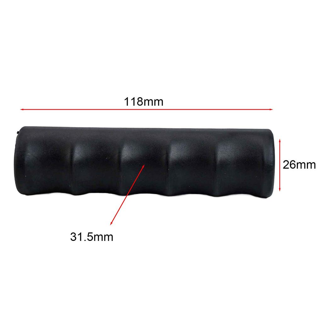 2 PCS Handle Cover Black Plastic Rubber Weatherproof