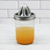 Stainless Steel Citrus Juicer Lid for 3.38inch Mason Jar Dishwasher Safe Manual Fruit Press with Ergonomic Handle