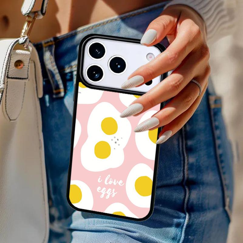 Minimalistic Pastel Egg Phone Case For iPhone 17 Air 14 15 13 12 Max Cover For Apple 16e 11 Pro Max Plus Coque