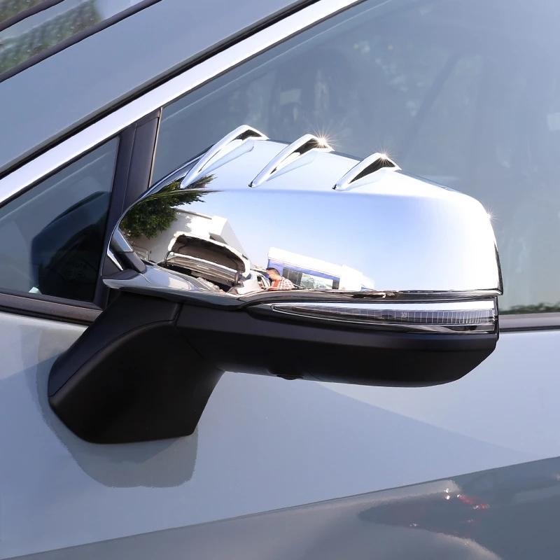 For Toyota RAV4 RAV 4 XA50  - Hybrid Car Side Rearview Mirror cover Rear View Mirror Rain Eyebrow Board Sunshade Cover