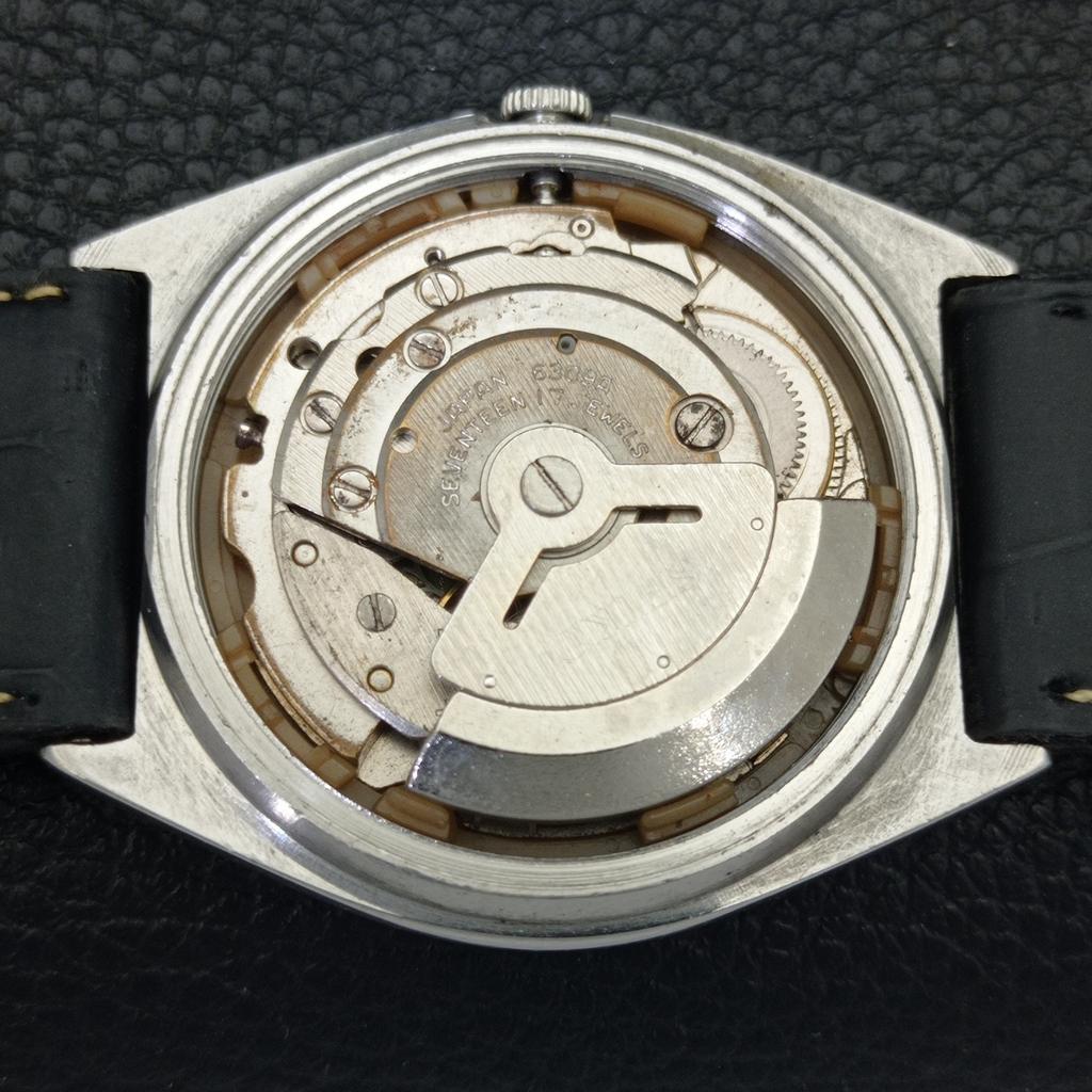 AUTOMATIC 6309A VINTAGE SEIKO 5 JAPAN MENS GREEN COLOR DIAL WATCH a701901-5 R207-a701901