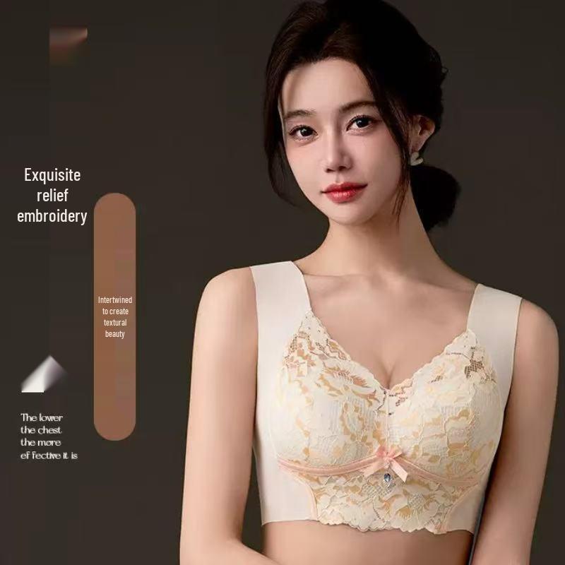 Adjustable Backless Plus Size Wire-Free Anti-Exposure Bra