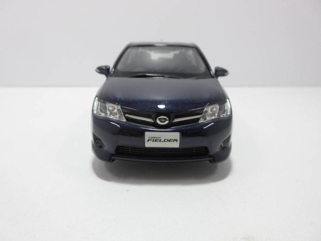[USED]Miniature Car 1/30 Toyota Corolla Fielder Early Model Aero Tourer Dark Violet Metallic Color Sample Model Car