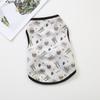 Cartoon Cute Pet Dog Costume Print Dog Sweatshirt Breathable Chihuahua Teddy Tank Top XS-2XL