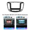 Für Chrysler 200 2015-2017 9 Zoll Auto-Radioblende Dekoratives Panel Montage Auto Innenzubehör