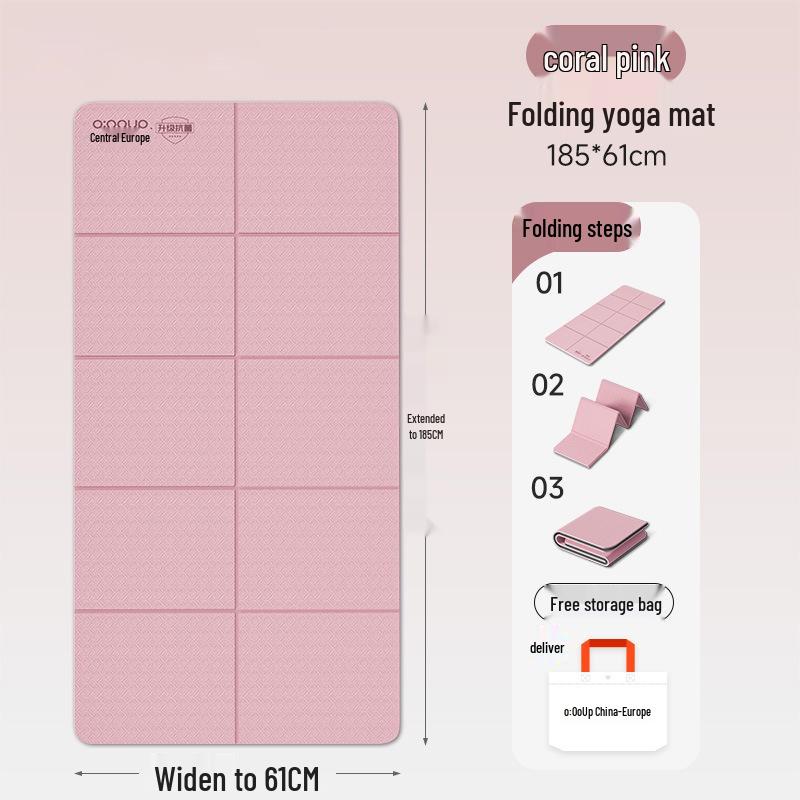 

Детский бесшумный антибактериальный складной коврик для йоги и танцев - Толстый, амортизирующий, звукоизоляционный, портативный 6mm