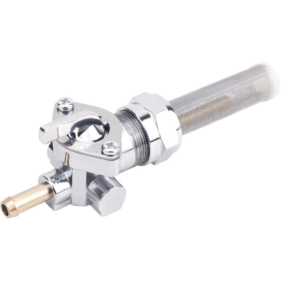 AHL Vertical Inlet Gas Tank Fuel Petcock Shut Off Valve Switch 62167-81 Compatible with Sportster 1200 XLH1200 1988-2003, 883 Custom XL883C