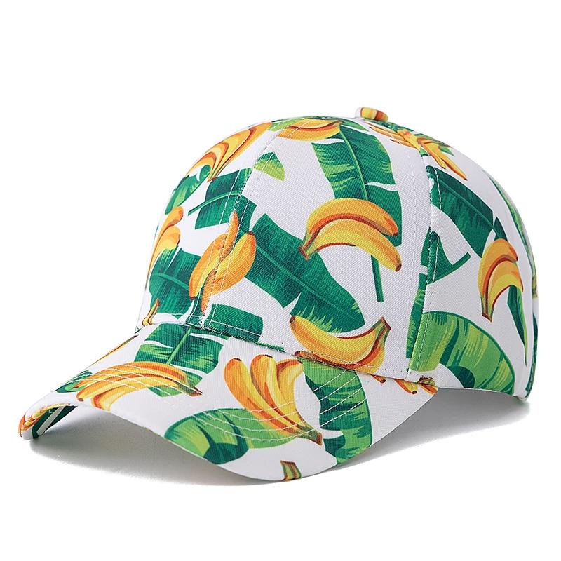 Unisex Summer Baseball Cap Fruit Print Outdoor Sun Hat Classic Women Cap
