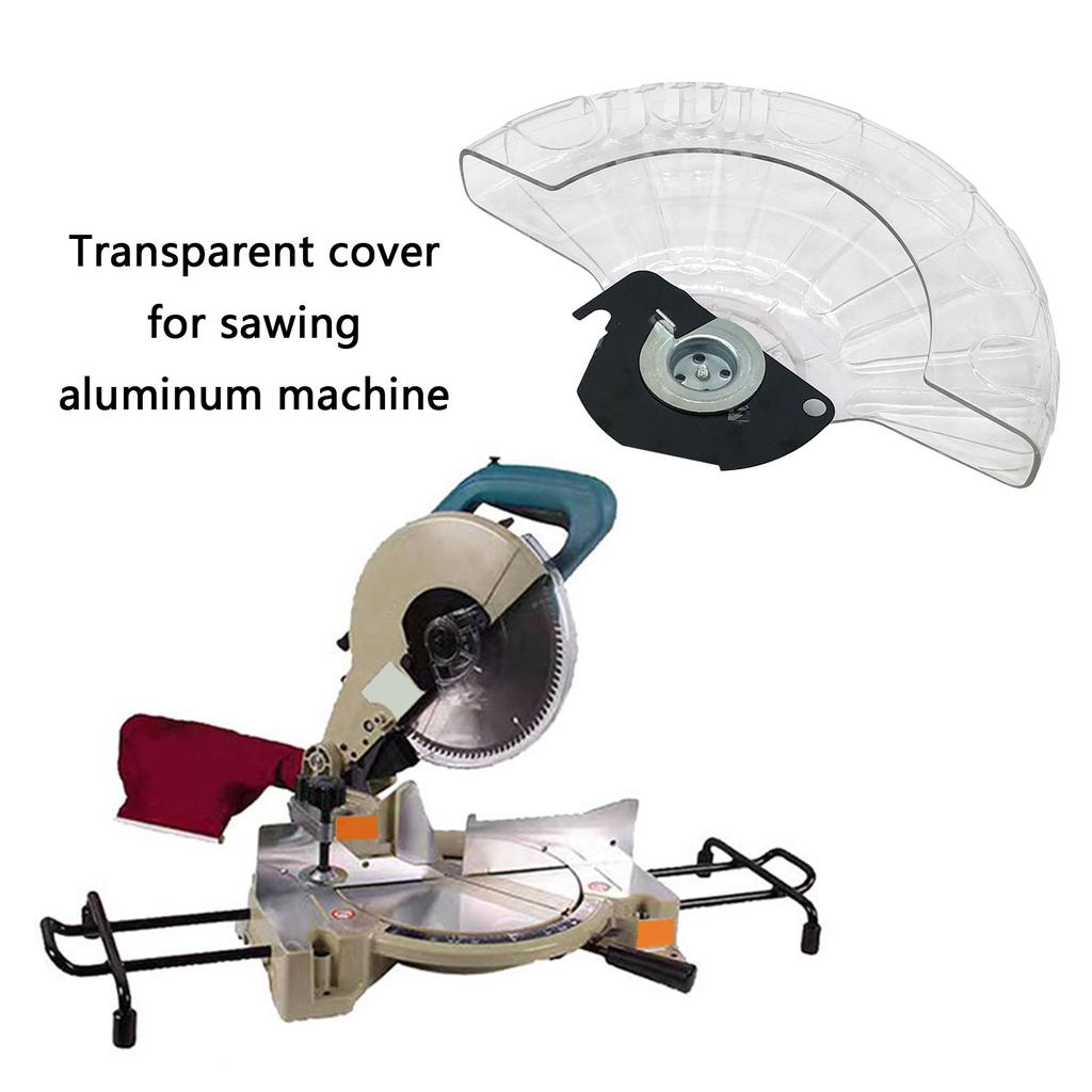 Klarer Ersatz-Blattschutzabdeckung für LS1040 Elektrische Gehrungssägen Präzisionsschnittschutz Untere Baugruppe Klare Sicht