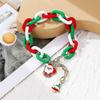 Damen Weihnachtsarmband handgefertigt Acryl festliche Serie