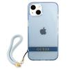Guess Guhcp13Mhtsgsb Iphone 13 / 14 / 156.1 Niebieski/Blue Hardcase Translucent Strap