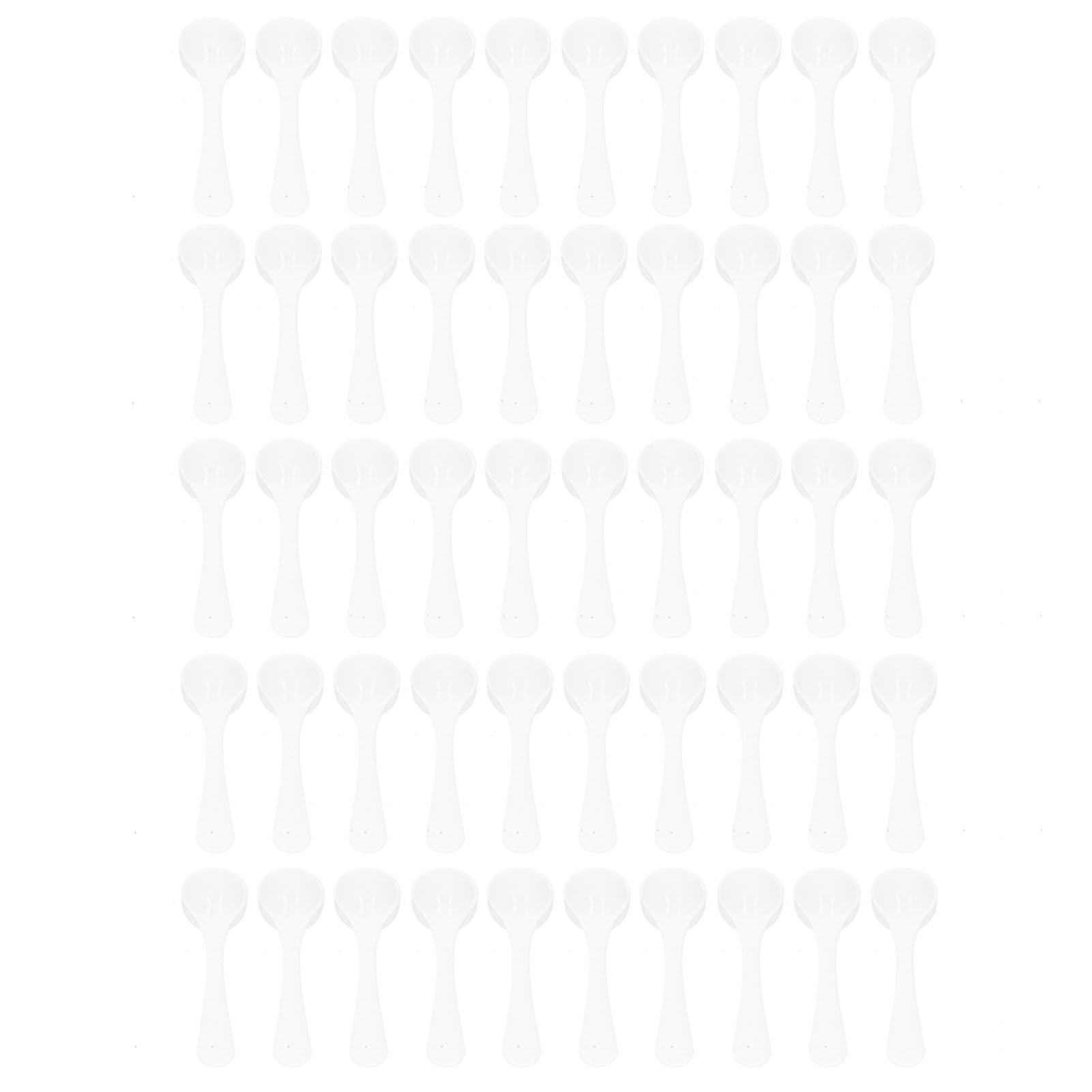 

50PCS 5 ml Plastic Measuring Spoon Medicine Powder Fertilizer Scoop Gardening Supplies