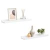 Picture Ledges 2 Pcs White 40 X 9 X 3 Cm MDF