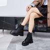 Women's High-Top Winter Cotton Boots: Soft Sole, Non-Slip Velvet, Cowhide Thick Sole Martin Style Short Boots
