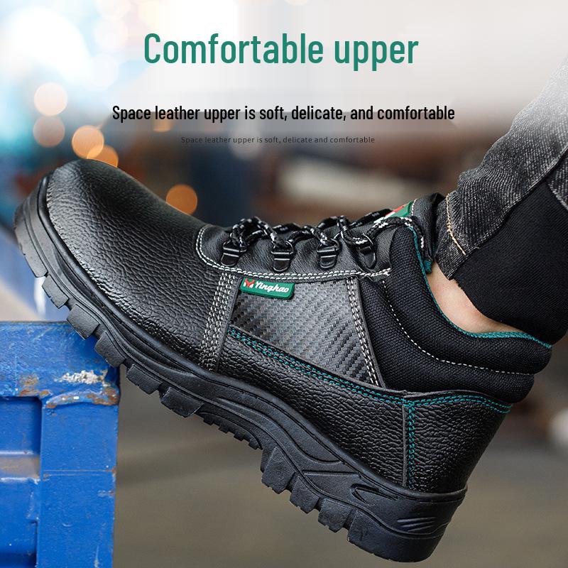 Custom Anti-Smash Breathable Safety Shoes - Wear-Resistant and Anti-Slip Puncture-Proof for Men