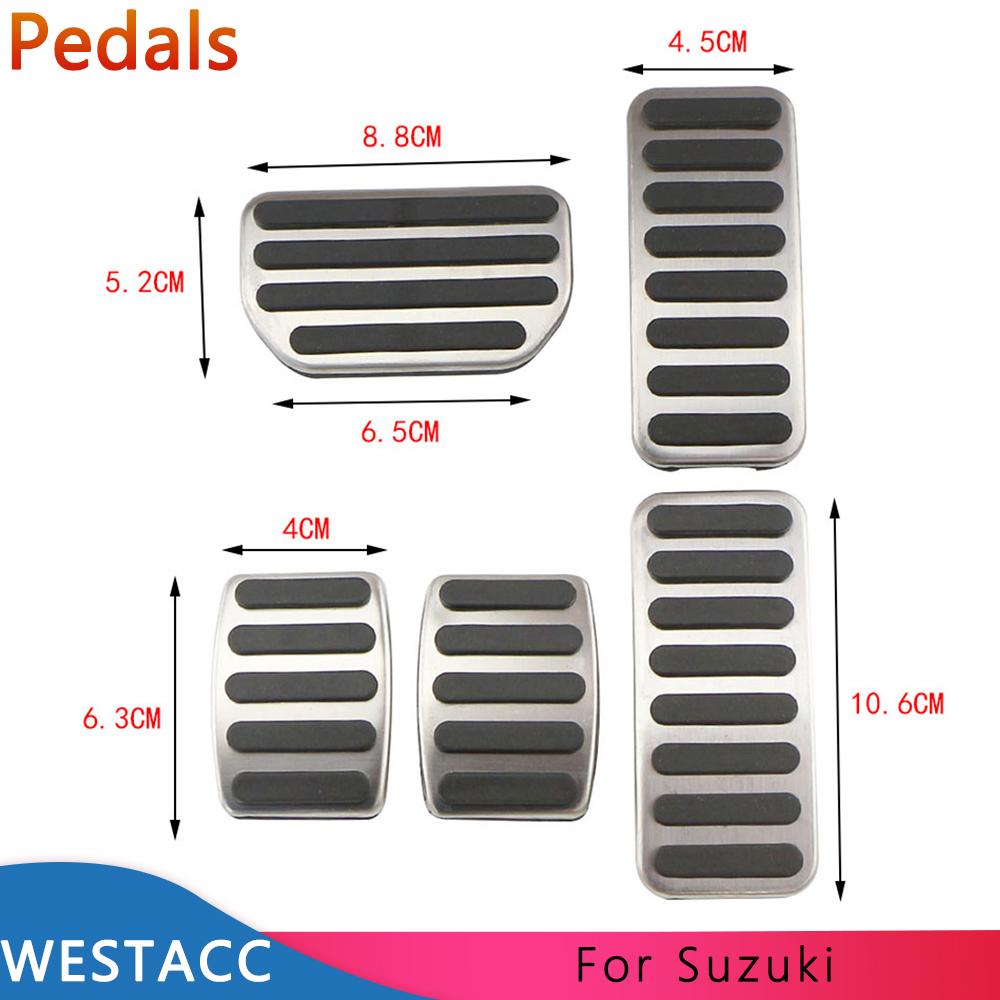 Car Pedals for Suzuki SX4 Aerio Ciaz Vitara S-Cross Splash Ignis Kizashi Sidekick Samurai Gas Brake Pedal Covers