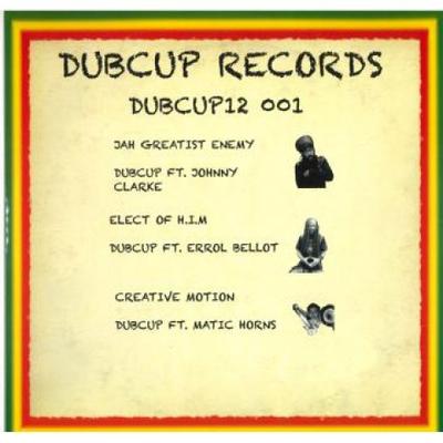 12inch Record JOHNNY CLARKE; DUBCUP IN DUB / ERRO - Jah Greatist Enemy; Bongo To Benin; DUBCUP12001 Sip A Cup 2022 UK Reggae, Ska & Dub