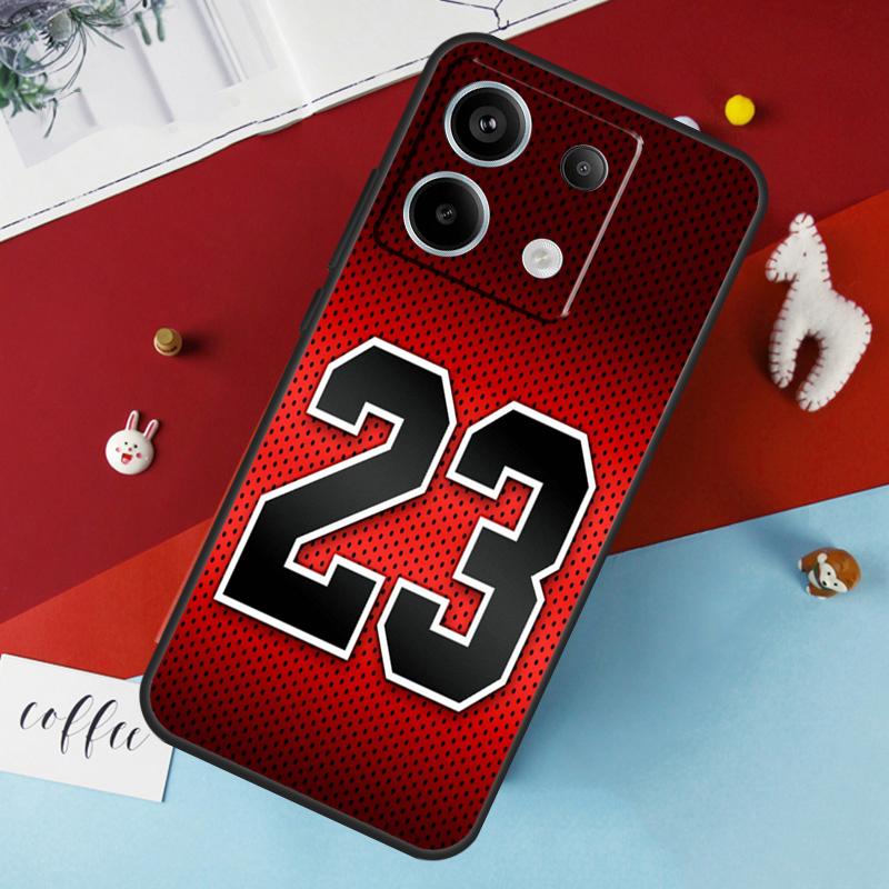 

Basketball Number 23 Case For Xiaomi Redmi Note 14 13 Pro 12 11 10 9 11S 12S Redmi 15 10C 12C 13C 14C 15C Cover Redmi Note 14 5G