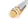 Excellent Cartier Ballpoint Pen Santos De Cartier Silver Gold Used