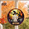 Kreatives Stressabbau-Bastelset Schwarz Katze Mond Strassstein Malerei Kit, Halloween Facettierte Kunstkristall Hängende Dekoration, 3D Ornament DIY Bastel Fenster Dekor
