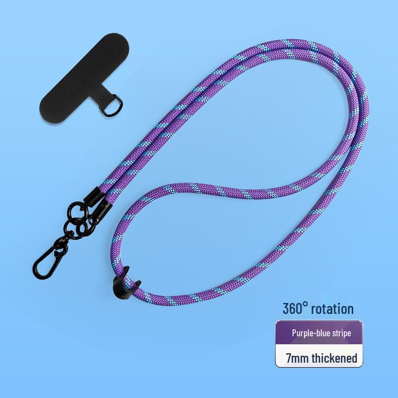Ultra-Thin Transparent TPU Phone Case with Lanyard Clip and Anti-Lost Patch