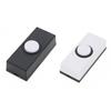 Sturdy Plastic Doorbell Switch Black Bell Decoration For Door Doorbell Push Button Replacement
