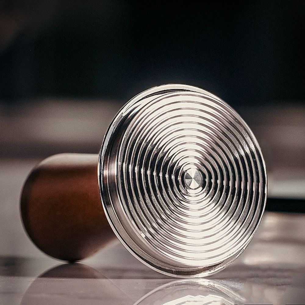 Self-rebounding Coffee Tamper Flat/threaded Bottom Coffee Powder Press Coffee Leveler  Barista