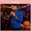 Costume Cosplay di Michael Jackson per Halloween in Tessuto Poliestere per Performance Teatrali ed Eventi di Festa