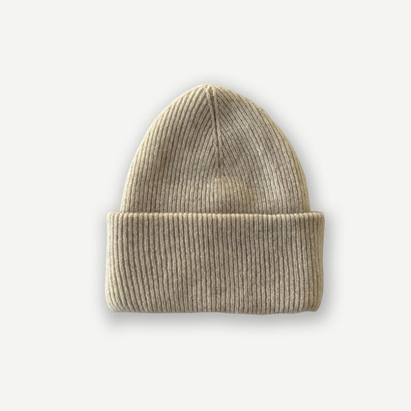 Winter Warm Beanies Casual Thread Hip Hop Hat Adult Women 100% Wool Knitted Skull Cap Gorro Ski Caps Cold Proof Beanies
