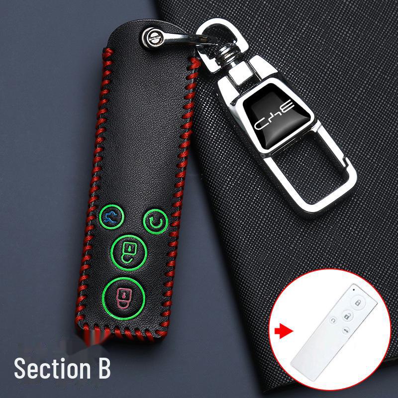 Luxury Key Cover for BYD Cars: Qin, Song Pro, Han, Dolphin, Yuan, UP, Seal & Seagull Models