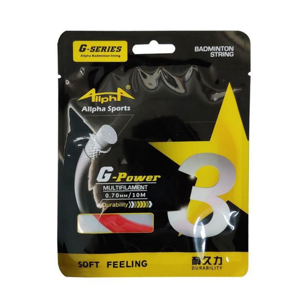 

0.7mm G3 Badminton Racket Line High Elastic Badminton String Line Badminton String Amateur червоний