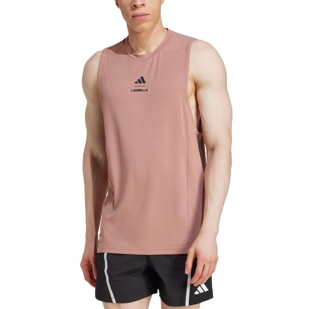 Adidas LES MILLSClimacool Tank Top Men's Warm Clay Red JJ1436