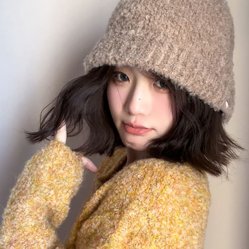 

LOOKING4U The Cap Label Point Bucket Hat Oatmeal OATMEAL