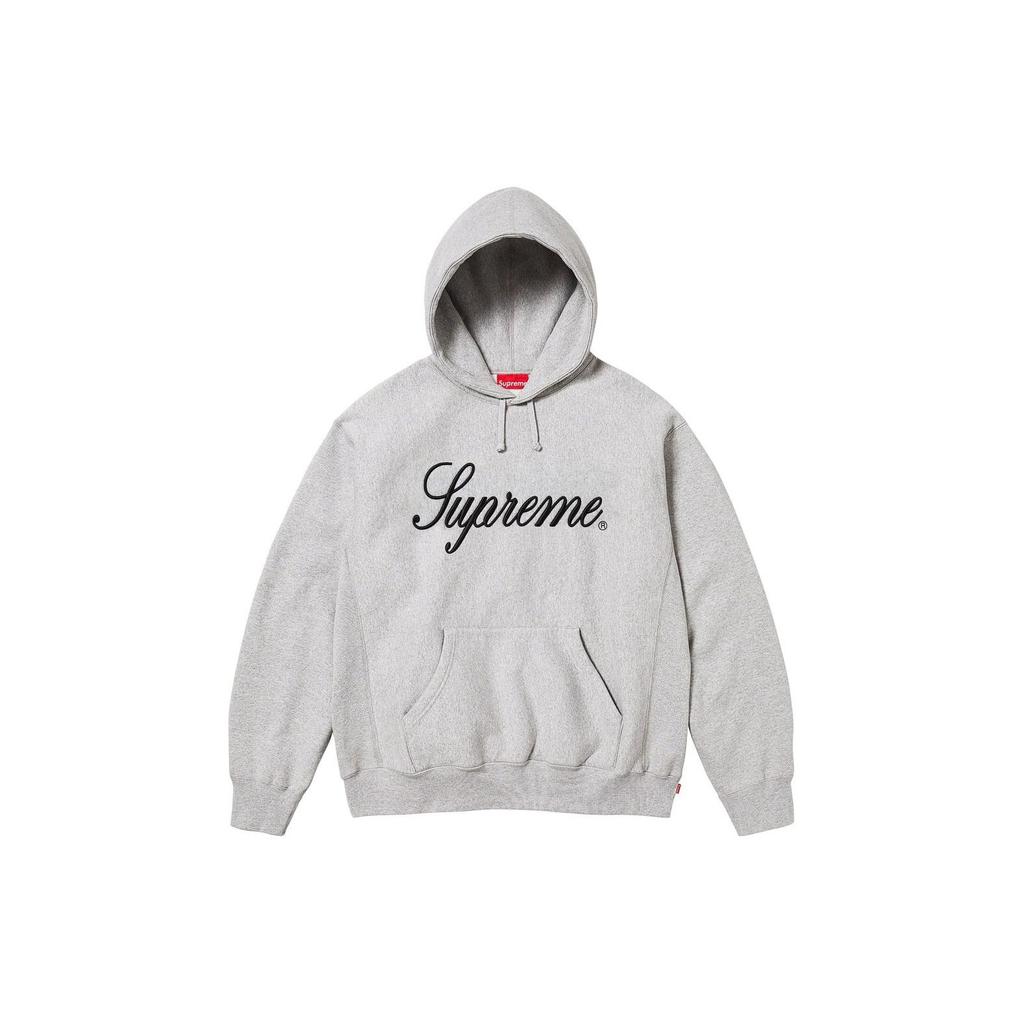 Supreme FW23 Week6 Raised Script Hoodie 'Black' Men's SUP-FW23-102