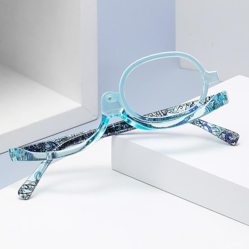 2/3 Stück Lesebrille für Make-up, einzeln, 120 Grad drehbar, multifunktional, Vollrand, modische Lesebrille 2333