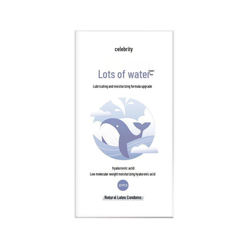 Mingliu Ultra Thin Long-Lasting Dotted Condoms with Hyaluronic Acid - 10 Pack