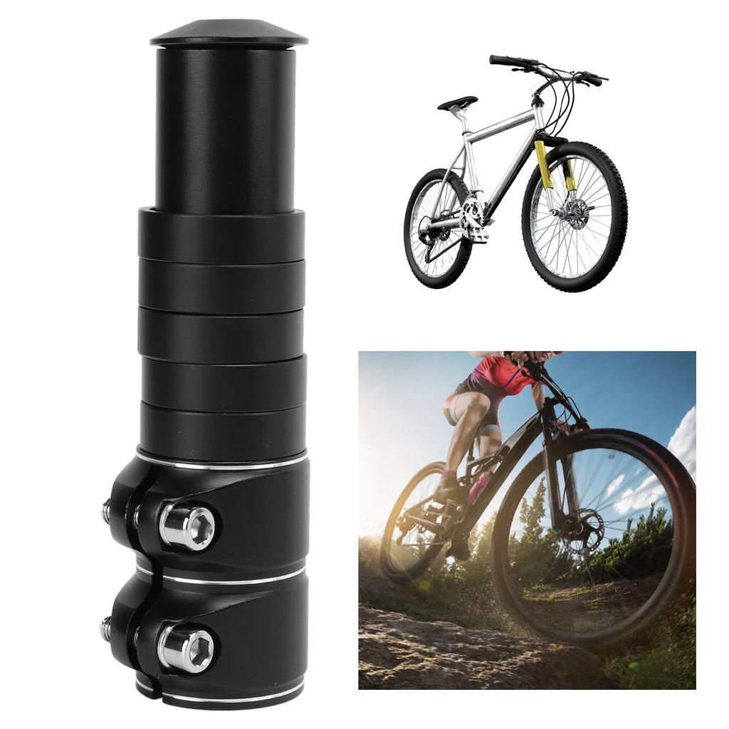 Bike Fork Stem Extender Aluminium Alloy sy Installation   Handlebar Riser for Mountain Road Bikes