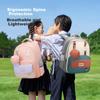 Sunshine 8 O'clock Primary School Student Backpack Kids Boys Girls Ergonomic Lightweight Shoulder Bag