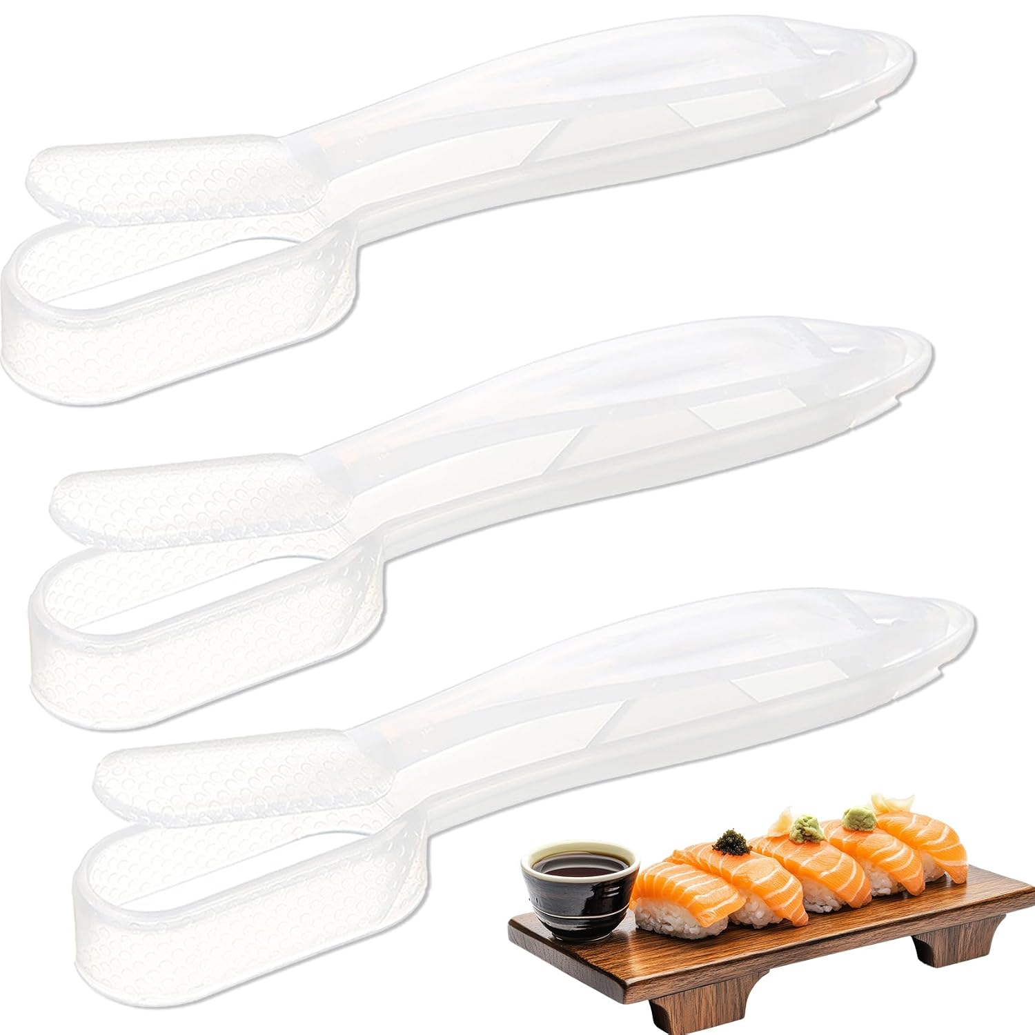 Nigiri sushi 3 pieces cooking tool onigiri mold easy use home suitable shops restaurants.