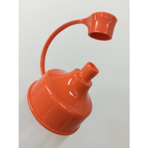 Asvel "Forma" Wide-Mouth Resin Condiment Bottle, Orange, 2144