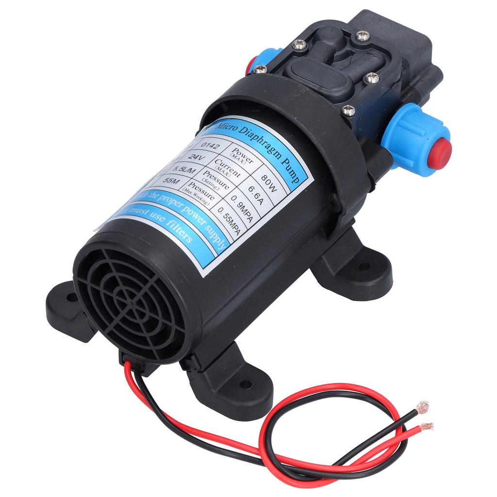 Micro Diaphragm Pump Electric High Pressure DC SelfSuction Boost Car Washing Cleaning 6Lmin(24V(