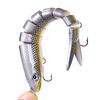 3Pcs Slow Sinking Fishing Baits Wobblers Multiple Sections Fishing Lures 3D Artificial Fishing Lures Swimbait Wobblers