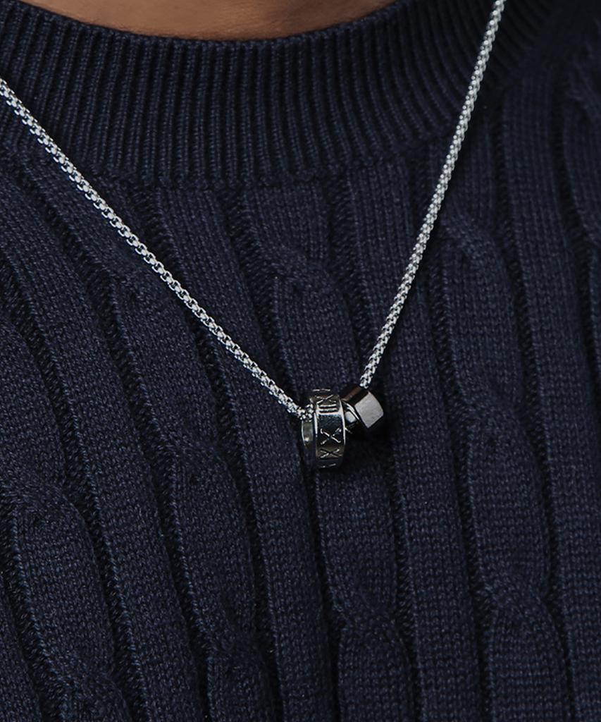 Ventera Tempus Two-Ring Men'S Necklace