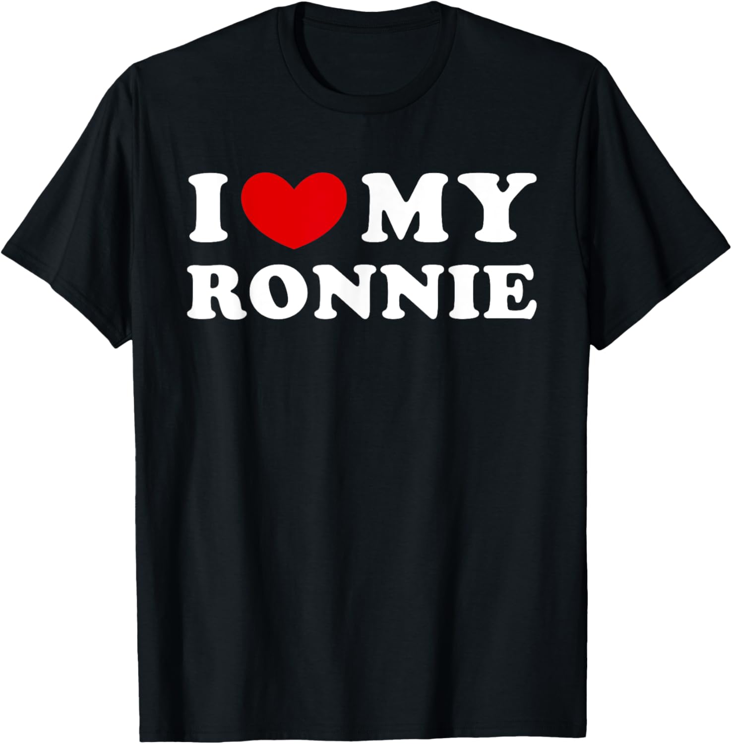 I Love My Ronnie, I Heart My Ronnie T-Shirt S разноцветный