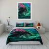 Dark horsemen with armor. Bedding sets Duvet cover sets Duvet covers Pillowcases(1 * Duvet Cover 2 * Pillowcases without duvet insert)
