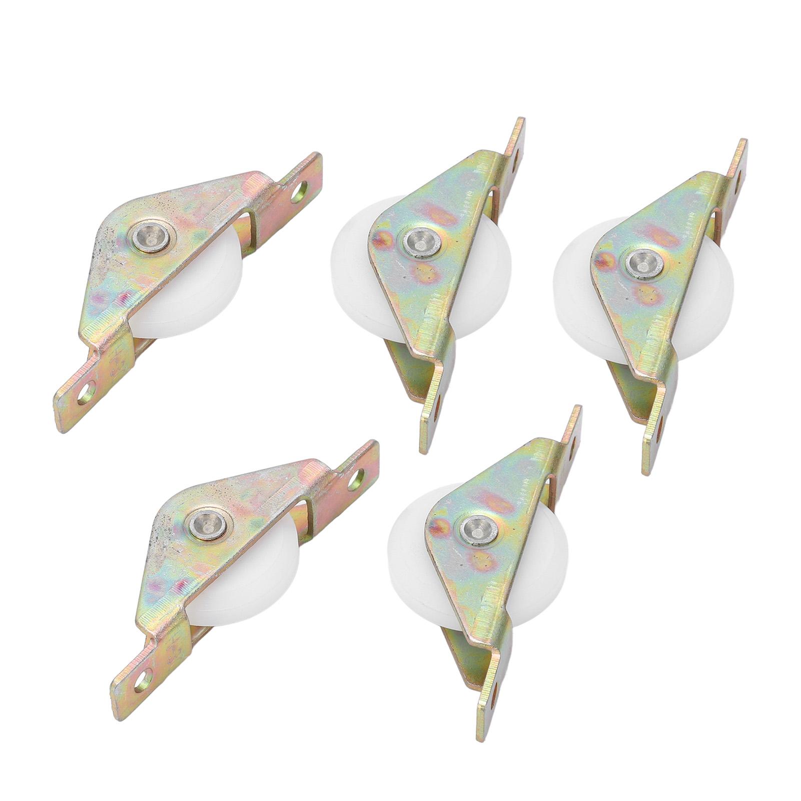 

5 шт. Шкив Одинарное колесо Стандартный Плавное скольжение Низкий уровень шума Оконный шкив для раздвижной двери шкафа