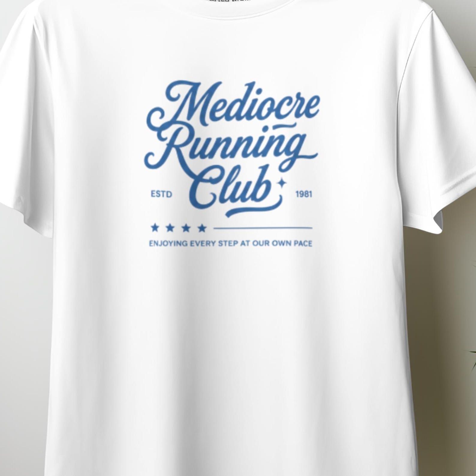 Mediocre Running Club Shirt, Funny Running Tee, Vintage Runner T-Shirt, Slow Pace Club Shirt, Marathon Humor Tee, Jogger Gift, Retro Running 4XL