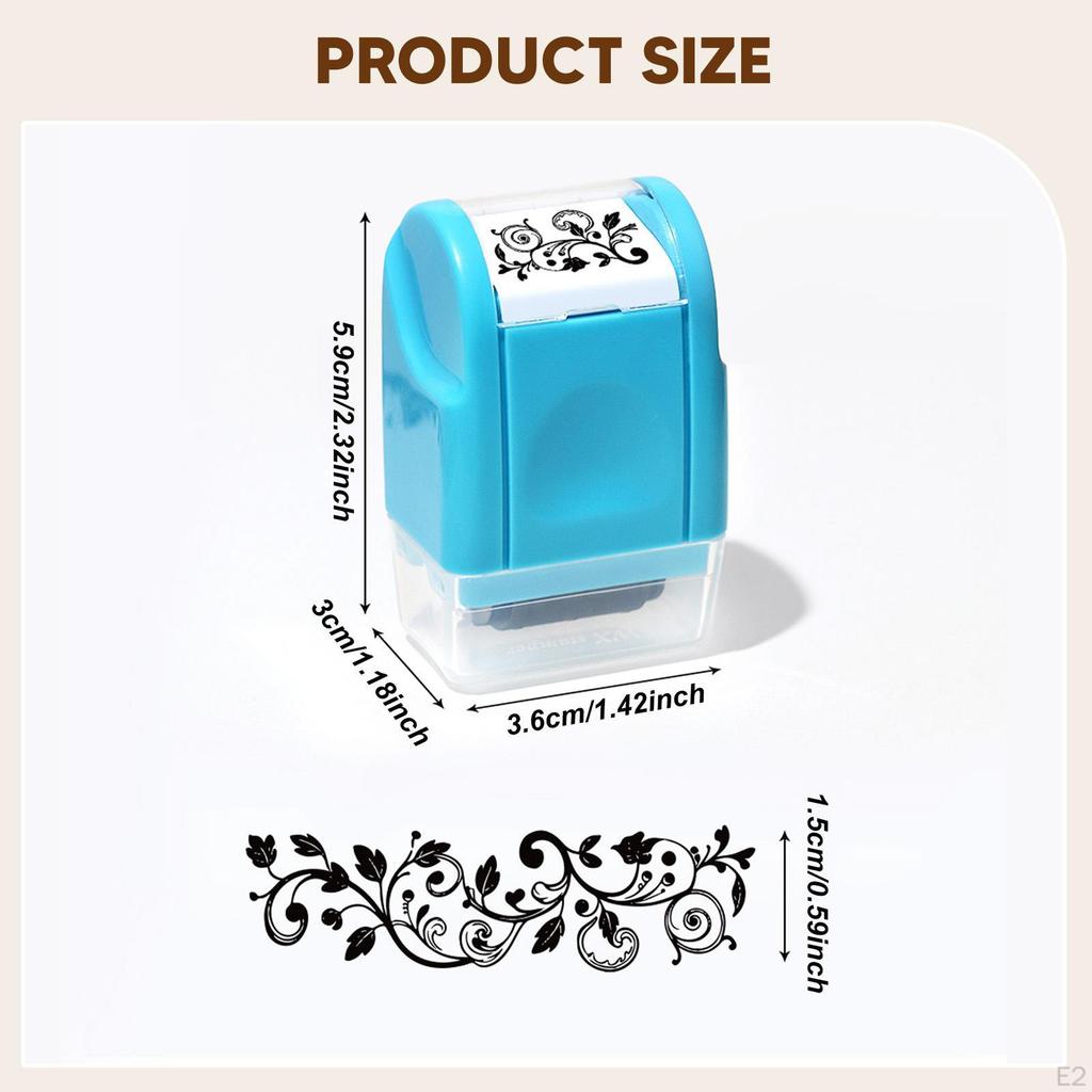 Ranken-Rollstempel Multifunktional Kompakt Rollend Tragbar für Scrapbooking Kartenherstellung DIY